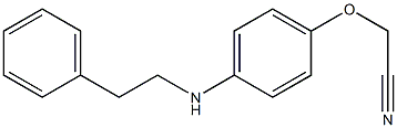  2-{4-[(2-phenylethyl)amino]phenoxy}acetonitrile