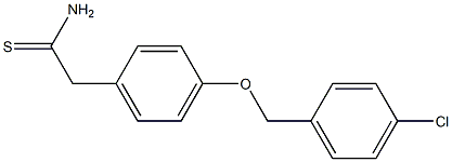 2-{4-[(4-chlorophenyl)methoxy]phenyl}ethanethioamide