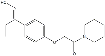  2-{4-[1-(hydroxyimino)propyl]phenoxy}-1-(piperidin-1-yl)ethan-1-one