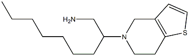 2-{4H,5H,6H,7H-thieno[3,2-c]pyridin-5-yl}nonan-1-amine 化学構造式