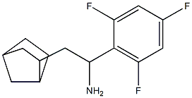 2-{bicyclo[2.2.1]heptan-2-yl}-1-(2,4,6-trifluorophenyl)ethan-1-amine,,结构式