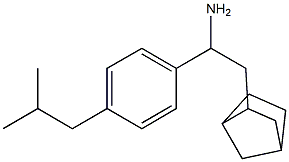 2-{bicyclo[2.2.1]heptan-2-yl}-1-[4-(2-methylpropyl)phenyl]ethan-1-amine Structure
