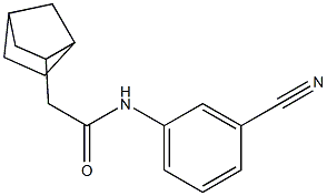 2-{bicyclo[2.2.1]heptan-2-yl}-N-(3-cyanophenyl)acetamide|