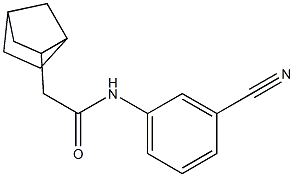  2-{bicyclo[2.2.1]heptan-2-yl}-N-(3-cyanophenyl)acetamide