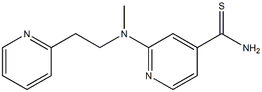 2-{methyl[2-(pyridin-2-yl)ethyl]amino}pyridine-4-carbothioamide