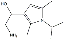 2-amino-1-(1-isopropyl-2,5-dimethyl-1H-pyrrol-3-yl)ethanol Structure