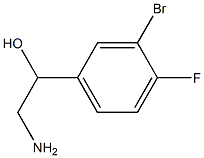 2-amino-1-(3-bromo-4-fluorophenyl)ethan-1-ol Structure