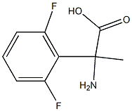 2-amino-2-(2,6-difluorophenyl)propanoic acid,,结构式