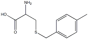 2-amino-3-[(4-methylbenzyl)thio]propanoic acid Structure
