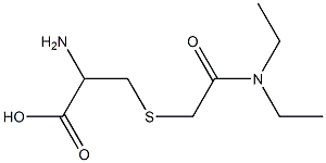 2-amino-3-{[2-(diethylamino)-2-oxoethyl]thio}propanoic acid,,结构式