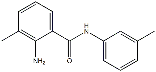 2-amino-3-methyl-N-(3-methylphenyl)benzamide 结构式