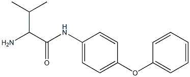 2-amino-3-methyl-N-(4-phenoxyphenyl)butanamide,,结构式