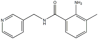 2-amino-3-methyl-N-(pyridin-3-ylmethyl)benzamide Structure
