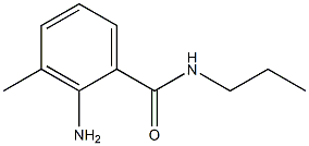 2-amino-3-methyl-N-propylbenzamide Structure