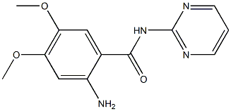 2-amino-4,5-dimethoxy-N-pyrimidin-2-ylbenzamide