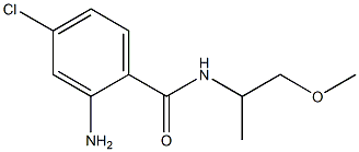 2-amino-4-chloro-N-(1-methoxypropan-2-yl)benzamide Structure