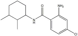 2-amino-4-chloro-N-(2,3-dimethylcyclohexyl)benzamide Structure