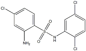 2-amino-4-chloro-N-(2,5-dichlorophenyl)benzene-1-sulfonamide Structure