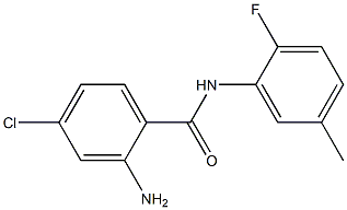 2-amino-4-chloro-N-(2-fluoro-5-methylphenyl)benzamide