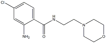 2-amino-4-chloro-N-(2-morpholin-4-ylethyl)benzamide Structure