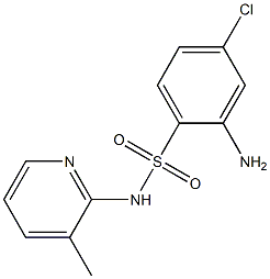 2-amino-4-chloro-N-(3-methylpyridin-2-yl)benzene-1-sulfonamide