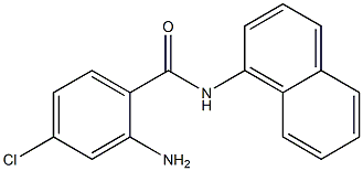 2-amino-4-chloro-N-(naphthalen-1-yl)benzamide,,结构式