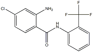 2-amino-4-chloro-N-[2-(trifluoromethyl)phenyl]benzamide Structure