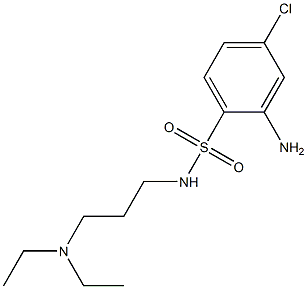 2-amino-4-chloro-N-[3-(diethylamino)propyl]benzene-1-sulfonamide Structure