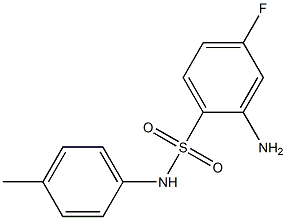 2-amino-4-fluoro-N-(4-methylphenyl)benzene-1-sulfonamide|