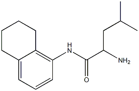 2-amino-4-methyl-N-(5,6,7,8-tetrahydronaphthalen-1-yl)pentanamide