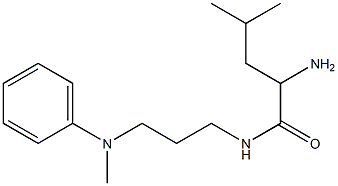 2-amino-4-methyl-N-{3-[methyl(phenyl)amino]propyl}pentanamide|