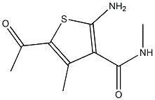 2-amino-5-acetyl-N,4-dimethylthiophene-3-carboxamide