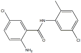 2-amino-5-chloro-N-(5-chloro-2-methylphenyl)benzamide Structure