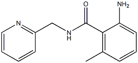 2-amino-6-methyl-N-(pyridin-2-ylmethyl)benzamide Structure