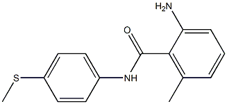 2-amino-6-methyl-N-[4-(methylsulfanyl)phenyl]benzamide