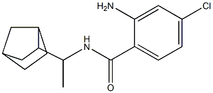 2-amino-N-(1-{bicyclo[2.2.1]heptan-2-yl}ethyl)-4-chlorobenzamide,,结构式