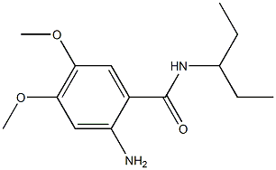 2-amino-N-(1-ethylpropyl)-4,5-dimethoxybenzamide