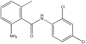 2-amino-N-(2,4-dichlorophenyl)-6-methylbenzamide,,结构式