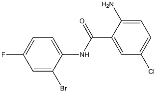 2-amino-N-(2-bromo-4-fluorophenyl)-5-chlorobenzamide