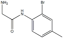 2-amino-N-(2-bromo-4-methylphenyl)acetamide