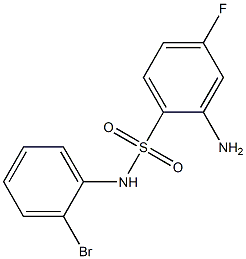 2-amino-N-(2-bromophenyl)-4-fluorobenzene-1-sulfonamide