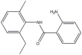 2-amino-N-(2-ethyl-6-methylphenyl)benzamide 结构式