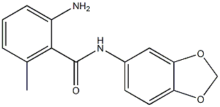 2-amino-N-(2H-1,3-benzodioxol-5-yl)-6-methylbenzamide|