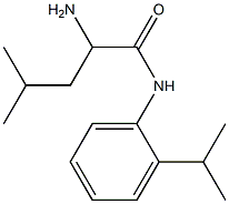 2-amino-N-(2-isopropylphenyl)-4-methylpentanamide Structure