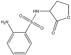 2-amino-N-(2-oxooxolan-3-yl)benzene-1-sulfonamide Structure