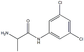 2-amino-N-(3,5-dichlorophenyl)propanamide 结构式