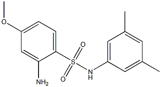 2-amino-N-(3,5-dimethylphenyl)-4-methoxybenzene-1-sulfonamide Structure