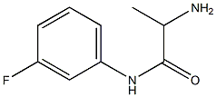 2-amino-N-(3-fluorophenyl)propanamide Structure
