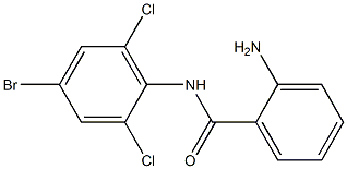  2-amino-N-(4-bromo-2,6-dichlorophenyl)benzamide