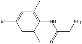 2-amino-N-(4-bromo-2,6-dimethylphenyl)acetamide Struktur
